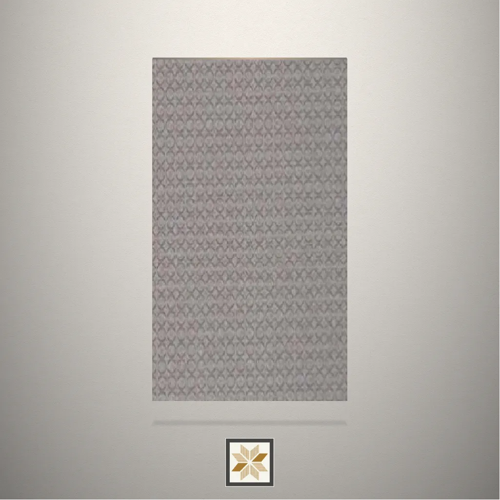 High Gloss Hazel Cambric Fabric Linen Grey Laminate (8x4 feet,1.5 mm): LM-15848