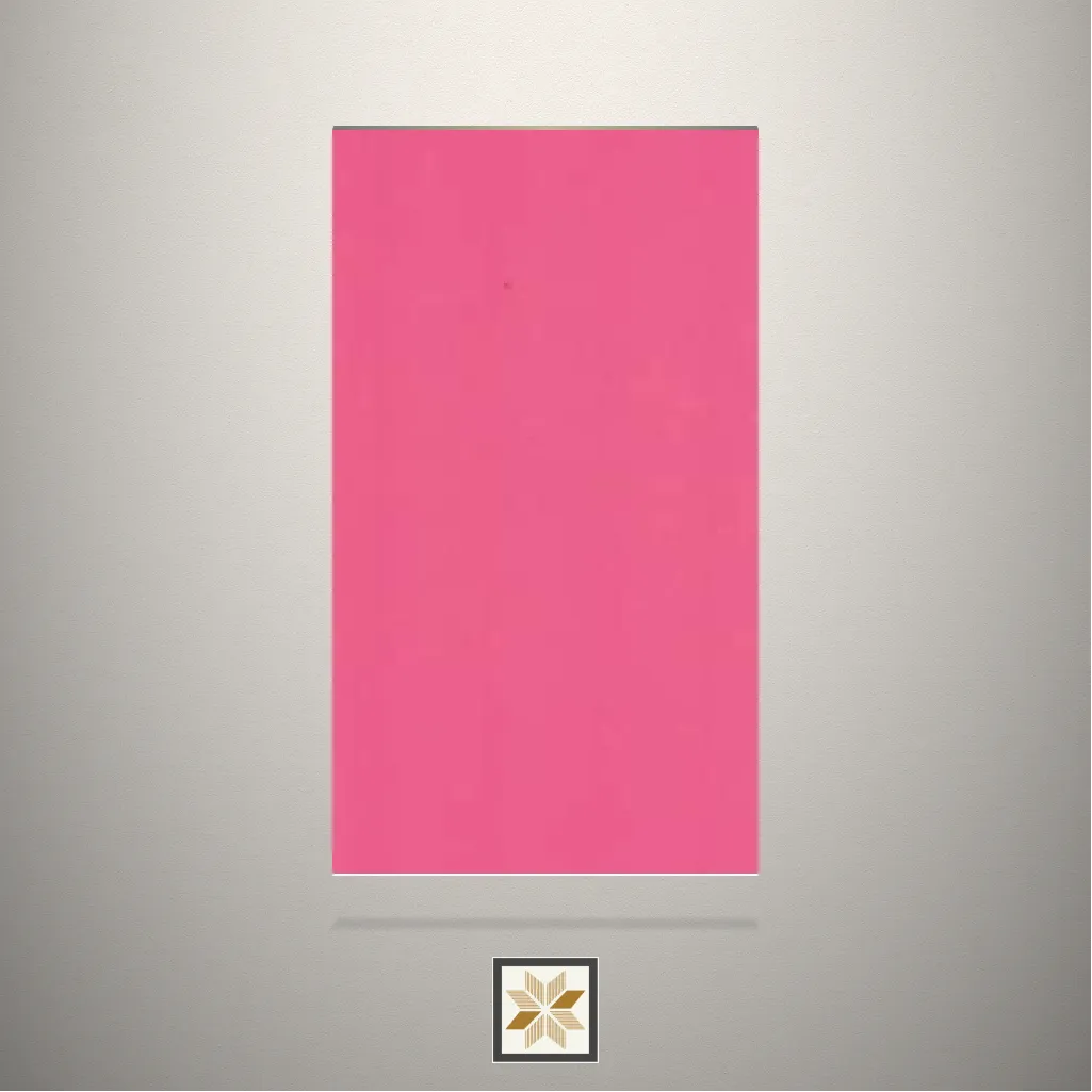 High Gloss Hot Pink Solid Color Pink Laminate (8x4 feet,1 mm): LM-15870