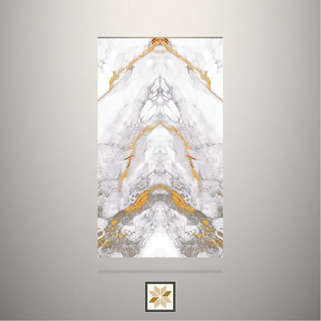 Gloss Mystic Marble Marble White Laminate (8x4 feet,1 mm): LM-15886