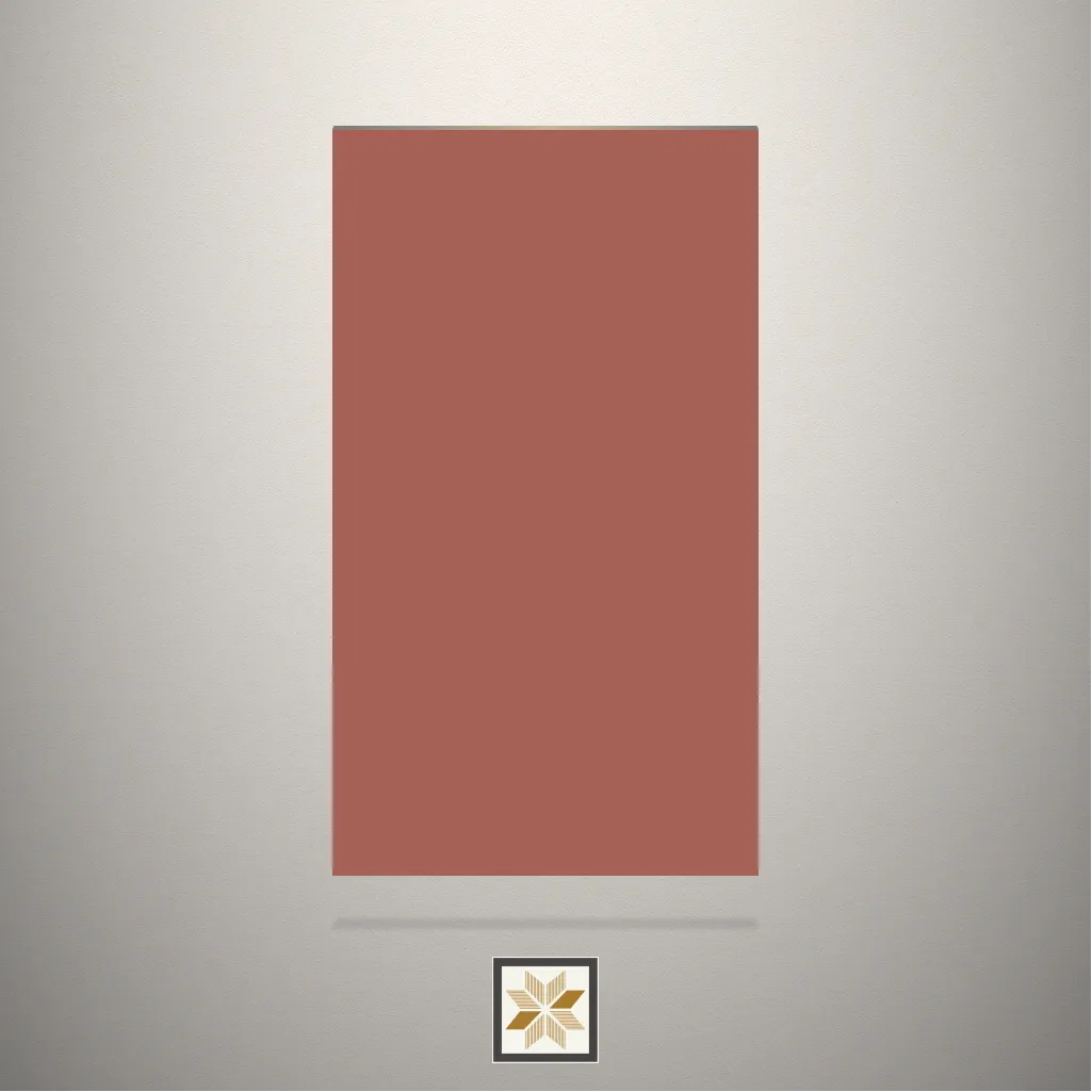 High Gloss Scarlet Red Solid Color Brown Laminate (8x4 feet,1.5 mm): LM-15942