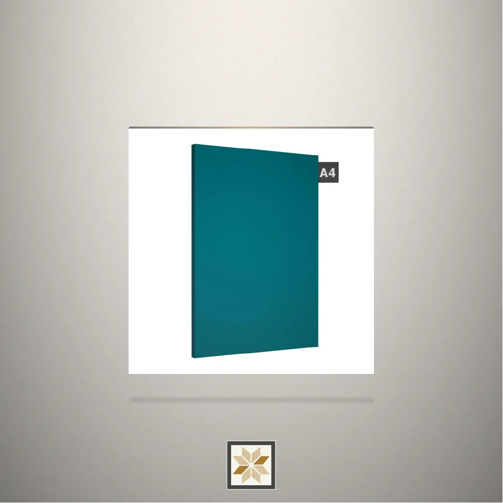 Gloss Solid Color Blue Laminate (8x4 feet,1.5 mm): LM-15965