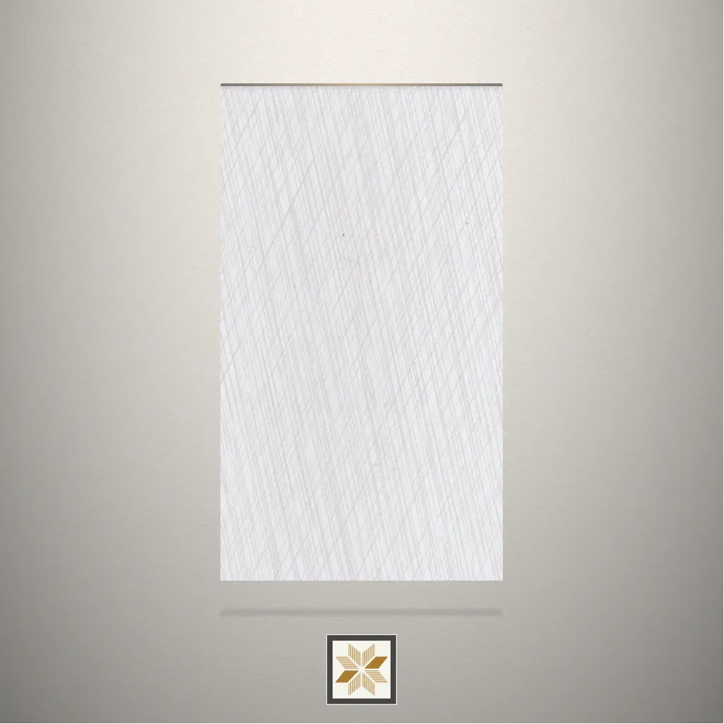 High Gloss Abstract Artistic White Laminate (8x4 feet,1 mm): LM-15970