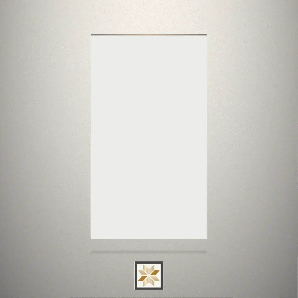 Oyester White Solid Color White Laminate (8x4 feet,1 mm): LM-16048