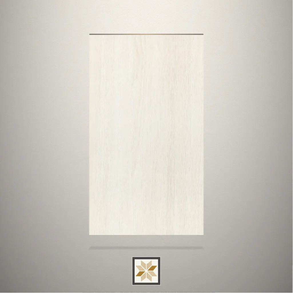 High Gloss Wooden Cream Laminate (8x4 feet,1 mm): LM-16120