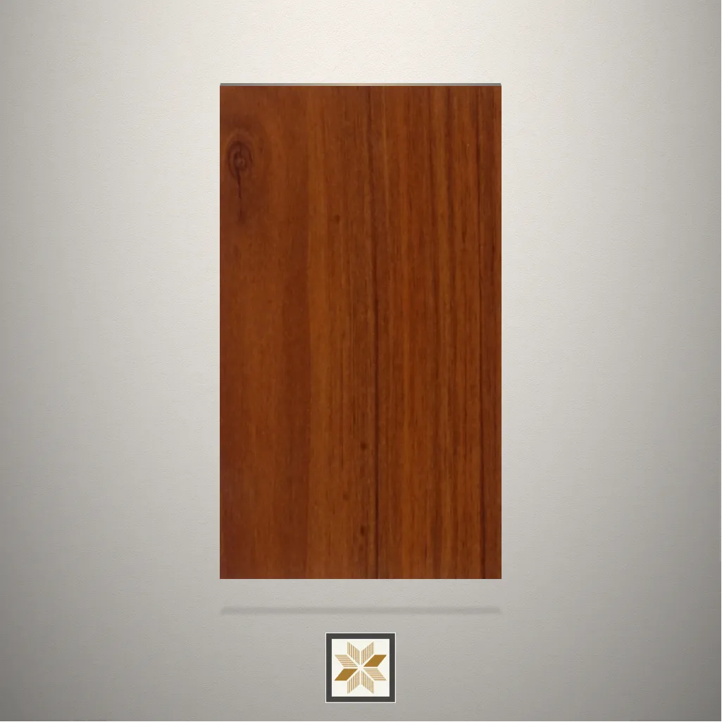 HT Teak Wood Wooden Brown Laminate (8x4 feet,1 mm): LM-16153