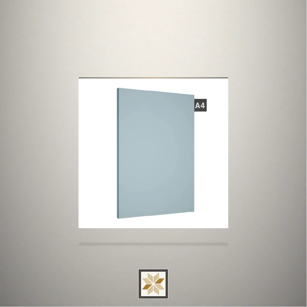 Gloss Solid Color Blue Laminate (8x4 feet,1.5 mm): LM-16159