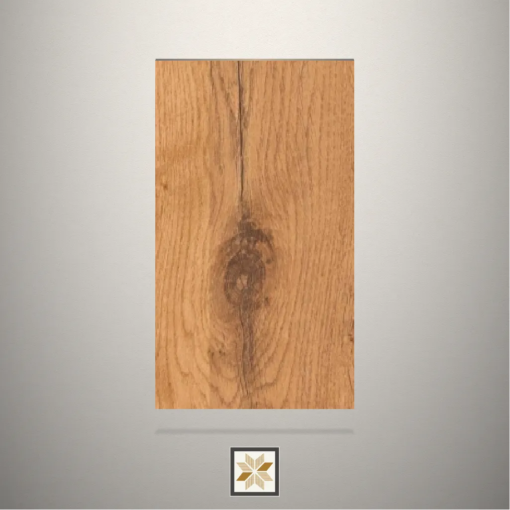 High Gloss Cavalio Oak Stone Brown Laminate (8x4 feet,0.8 mm): LM-16275