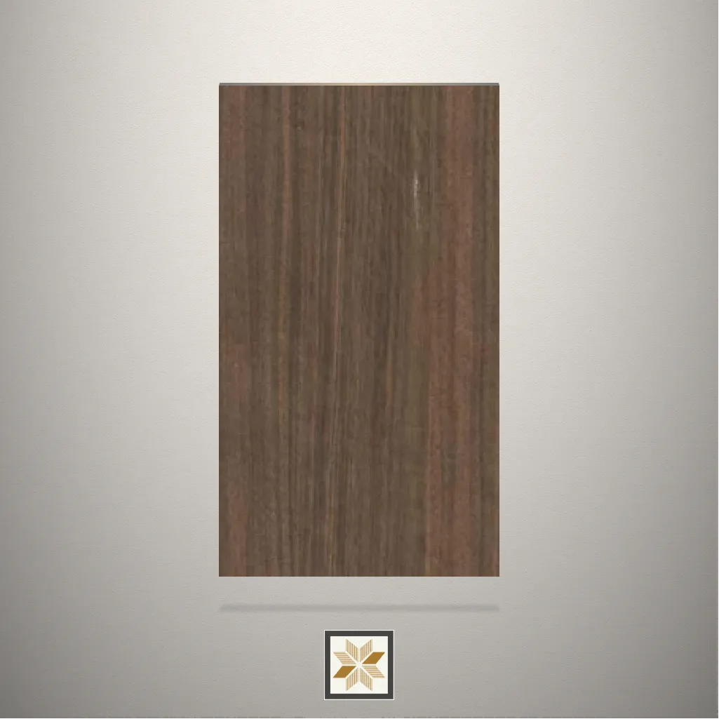 California Vertical Walnut Wooden Brown Laminate (8x4 feet,0.8 mm): LM-16276