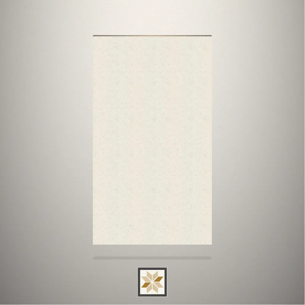 Gloss Stone Ivory Laminate (8x4 feet,1.5 mm): LM-16299