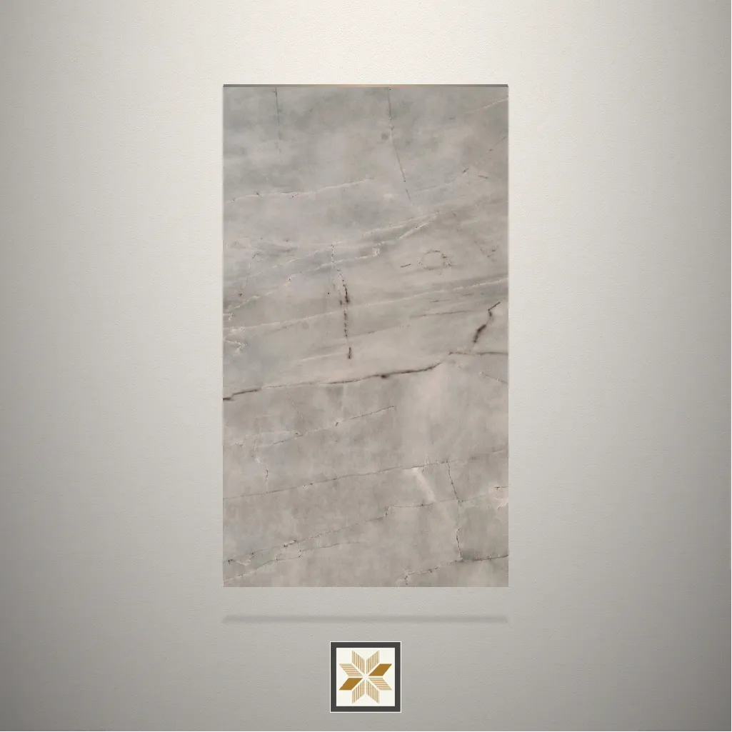 Gloss Marble Brown Laminate (8x4 feet,1.5 mm): LM-16329