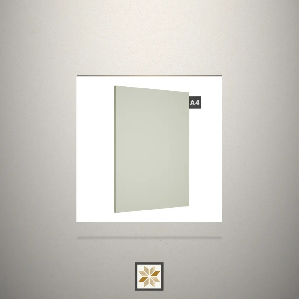 Gloss Solid Color Beige Laminate (8x4 feet,1.5 mm): LM-16335