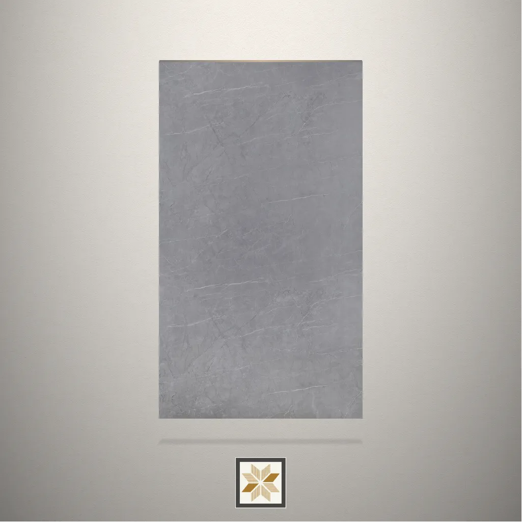 Gloss Marble Grey Laminate (8x4 feet,1.5 mm): LM-16353