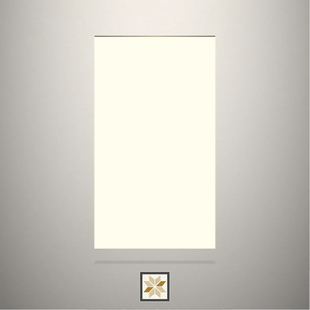 Off White Solid Color White Laminate (8x4 feet,0.8 mm): LM-16401