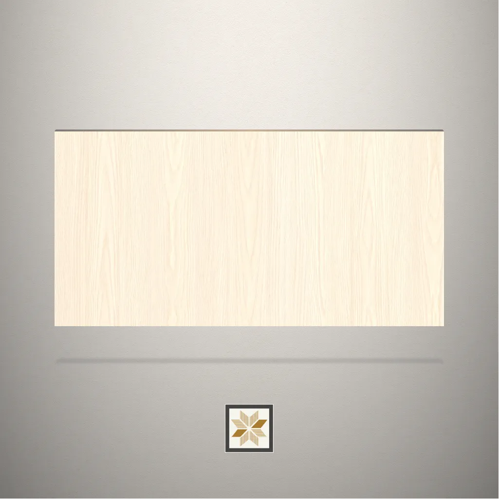 Textured Apex Leaved Elm Wooden Beige Laminate (10x4 feet,1 mm): LM-16410