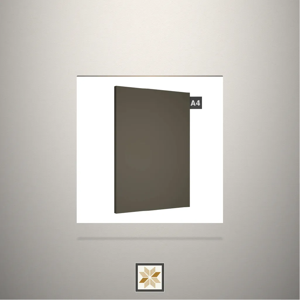 Gloss Solid Color Brown Laminate (8x4 feet,1.5 mm): LM-16444