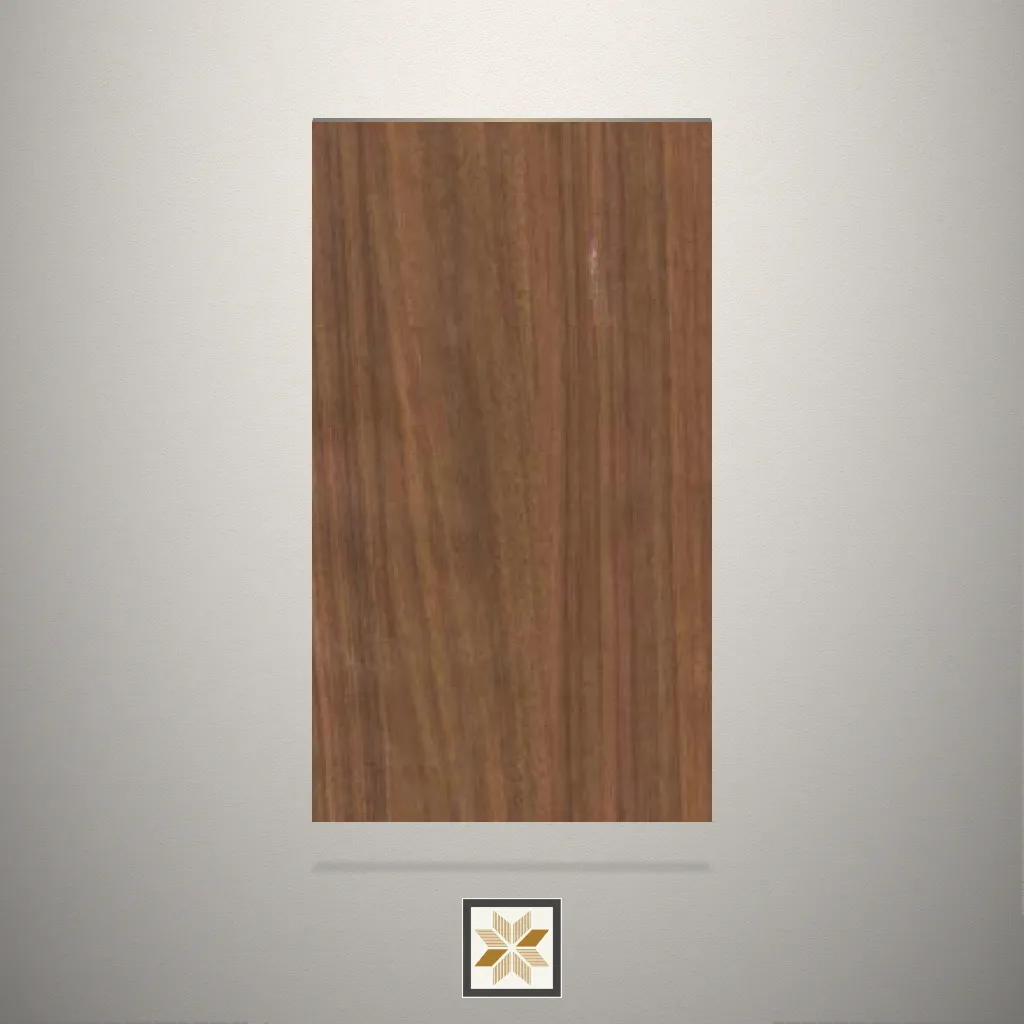 Brazillian Vertical Walnut Wooden Brown Laminate (8x4 feet,0.8 mm): LM-16536