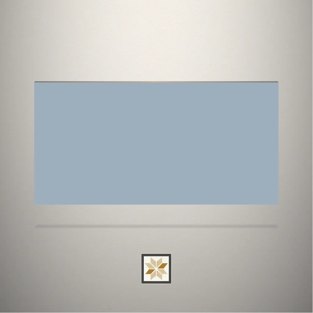 Folk Blue Solid Color Blue Laminate (8x4 feet,1 mm): LM-16574