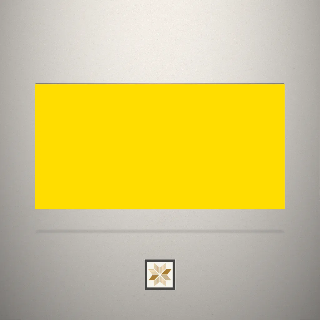 Yellow Solid Color Yellow Laminate (8x4 feet,0.8 mm): LM-16578