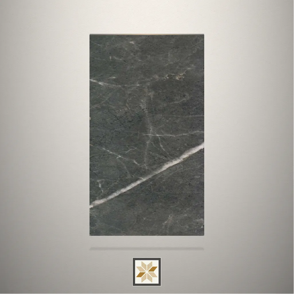 Irish Black Marble Marble Black Laminate (8x4 feet,0.8 mm): LM-16650