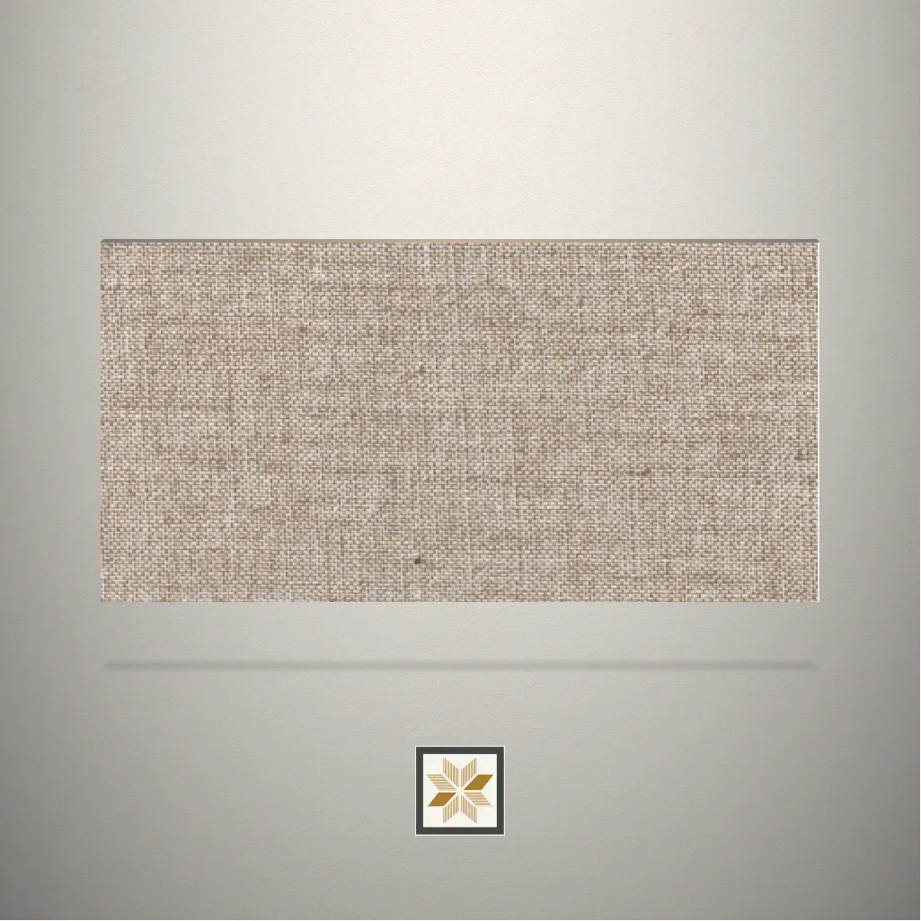 Suede Fabric Linen Brown Laminate (8x4 feet,0.7 mm): LM-16672