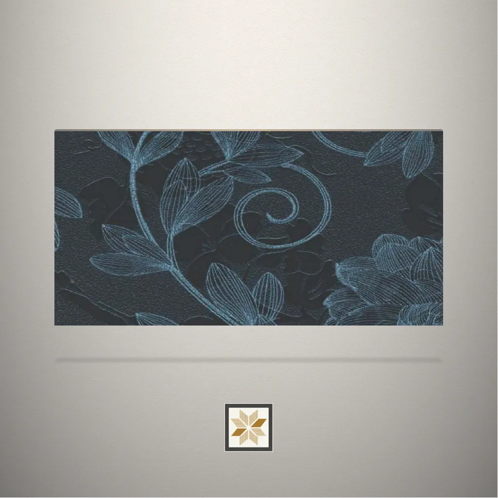 Textured Magical Glitter Pattern Black Laminate (8x4 feet,0.8 mm): LM-16673