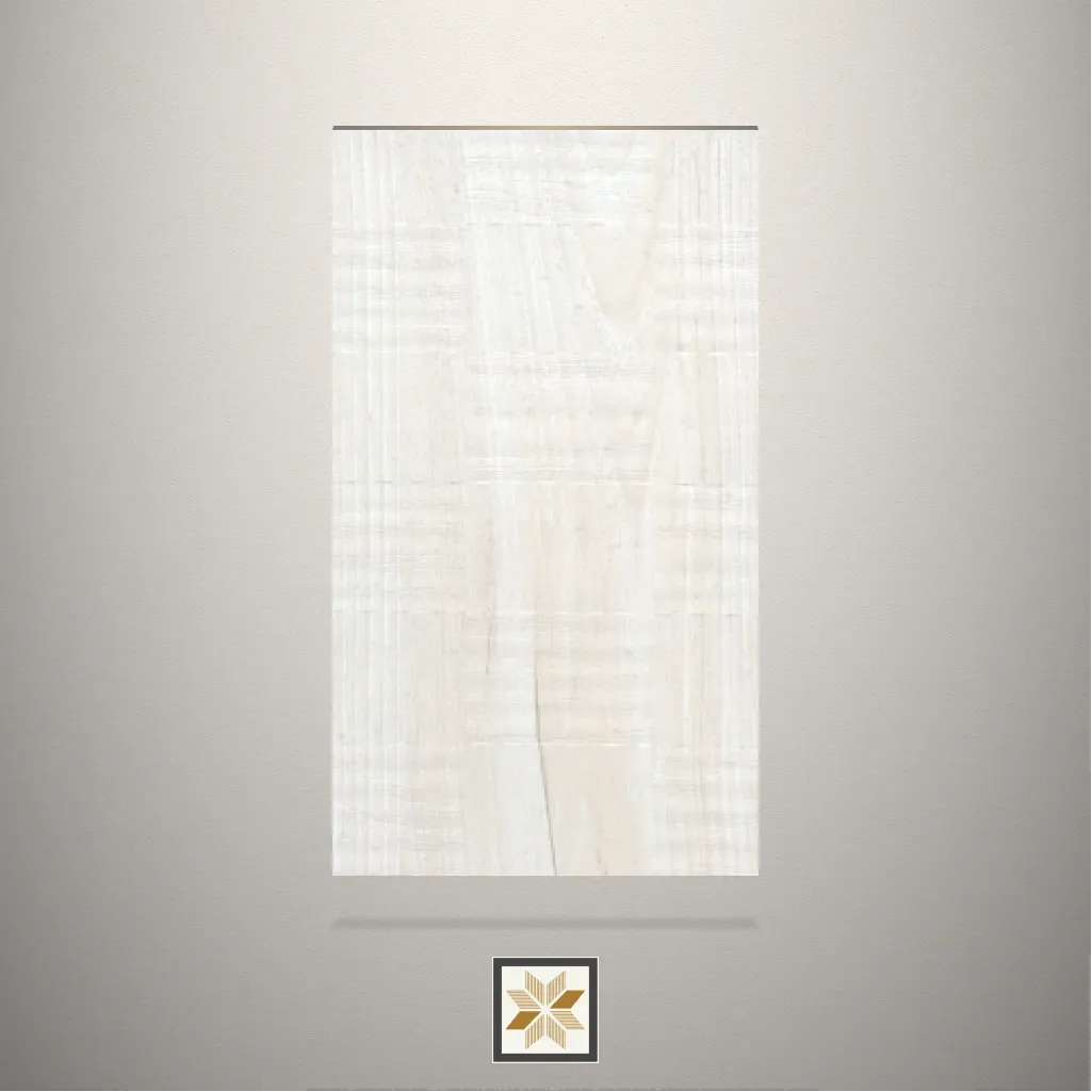 HT White Cedar Wooden White Laminate (8x4 feet,1 mm): LM-16734