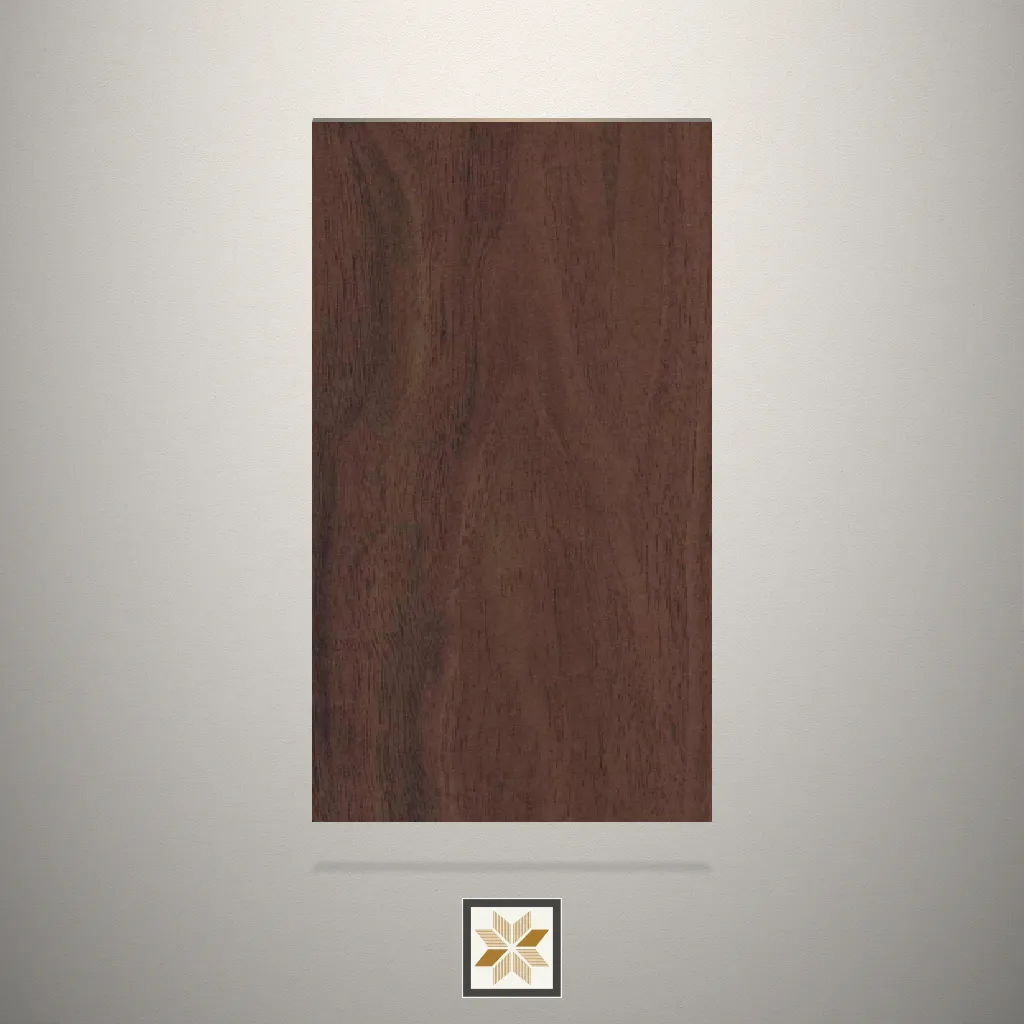 Textured Lyon Walnut Wooden Brown Laminate (8x4 feet,0.8 mm): LM-16798