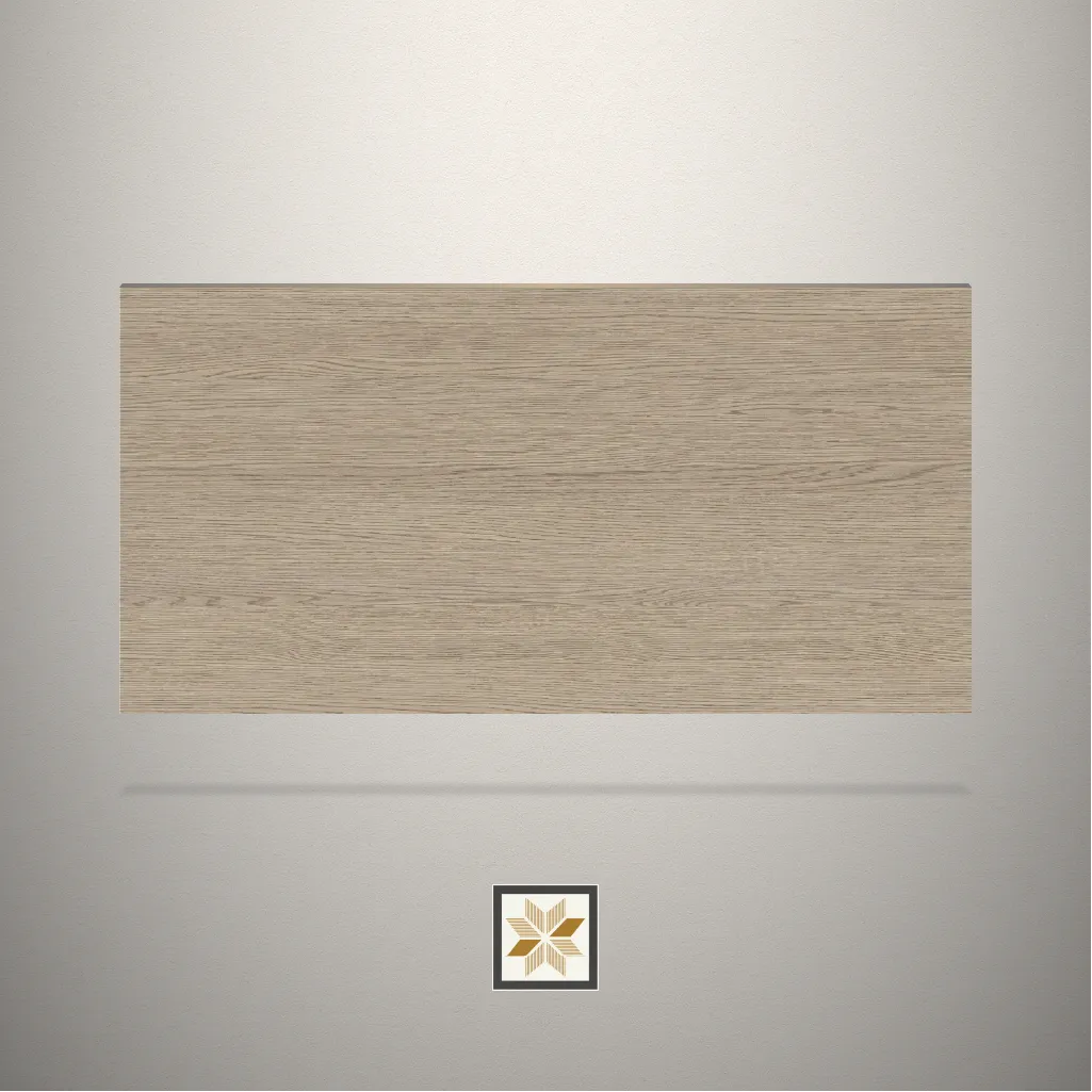 Textured Pine Oak Wooden Brown Laminate (8x4 feet,1 mm): LM-16818