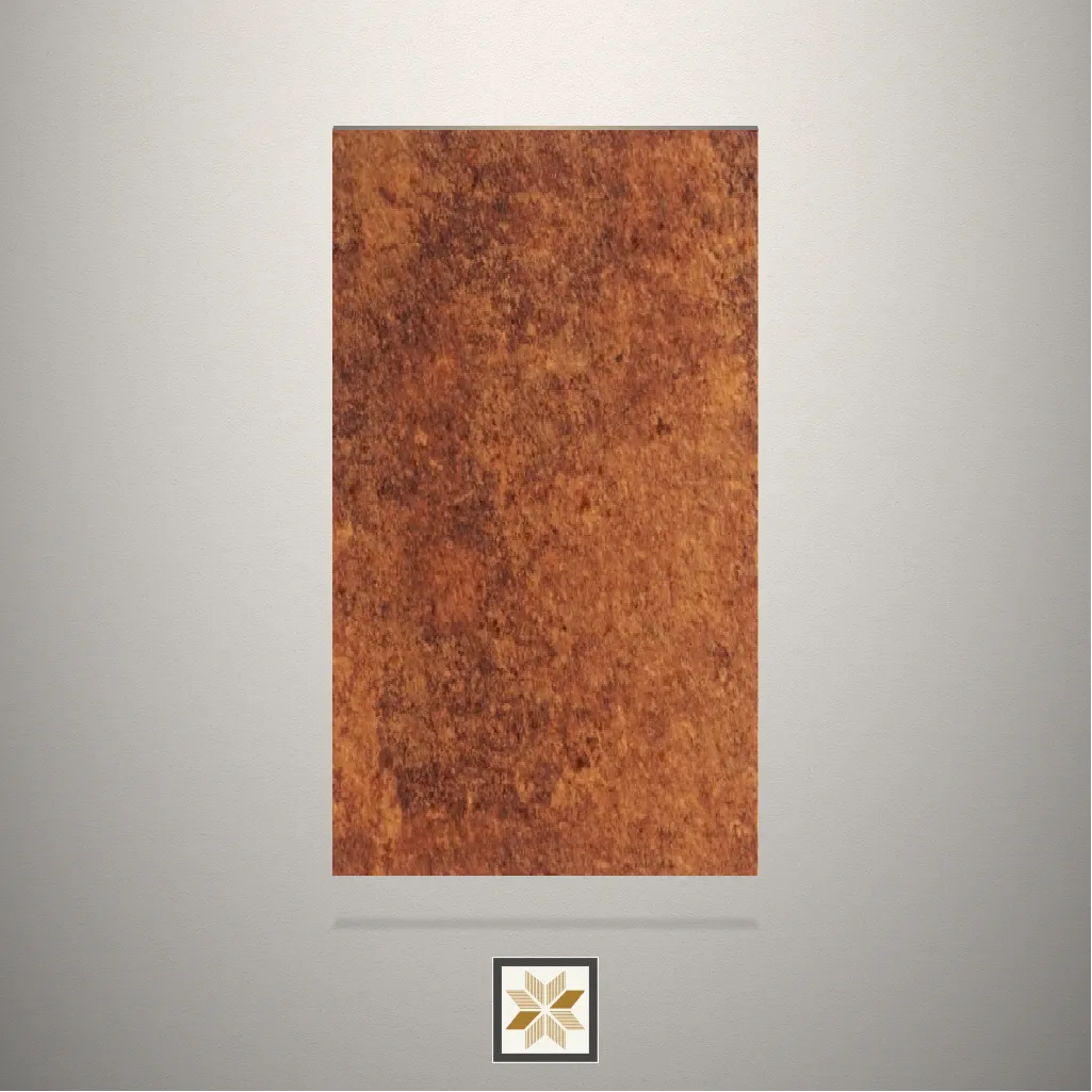 Boulder Gold Rustic Vintage Brown Laminate (8x4 feet,1 mm): LM-16865