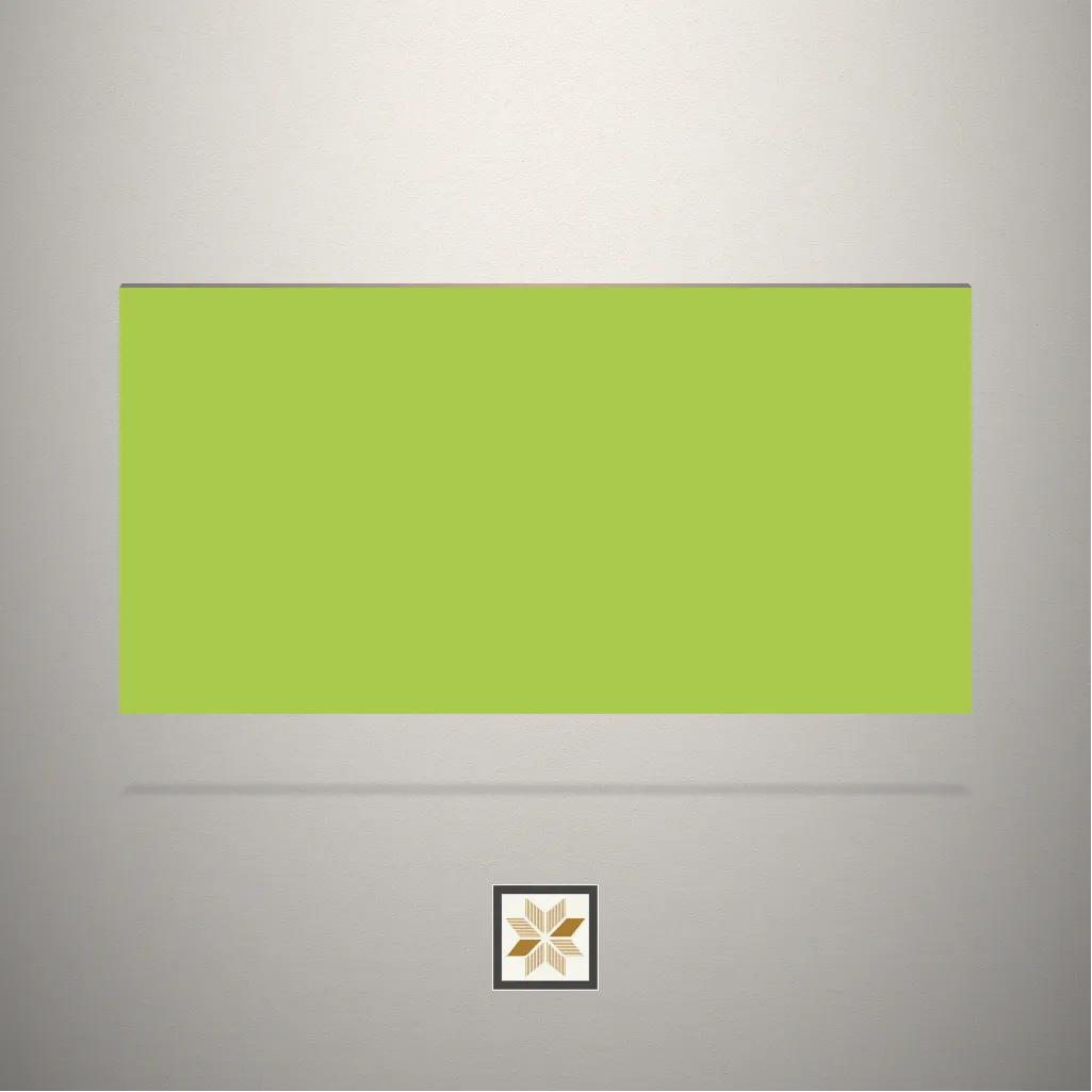 High Gloss SLK Solid Color Green Laminate (8x4 feet,0.8 mm): LM-16907