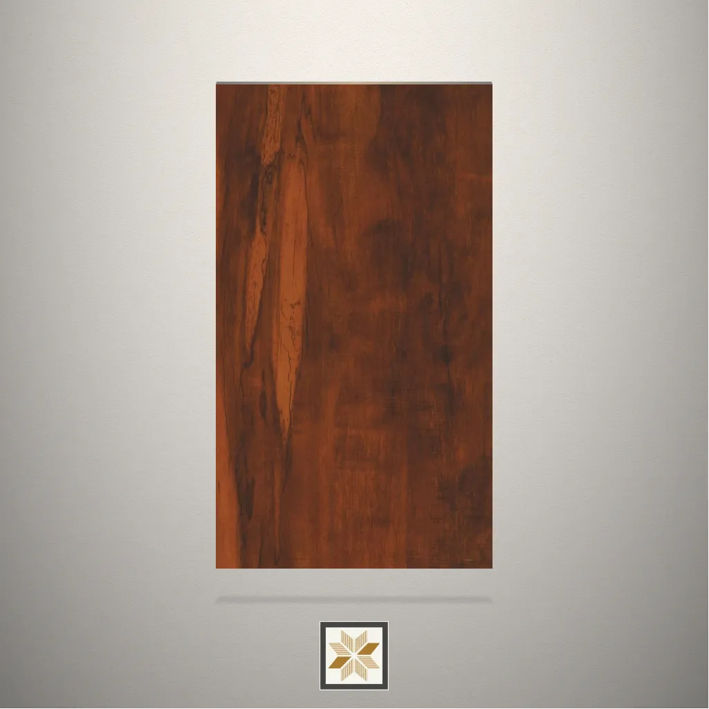 High Gloss SLK Wooden Brown Laminate (8x4 feet,0.8 mm): LM-16995