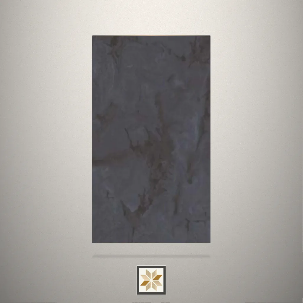 Textured Black Noble Diagon Marble Black Laminate (8x4 feet,1 mm): LM-17188-C