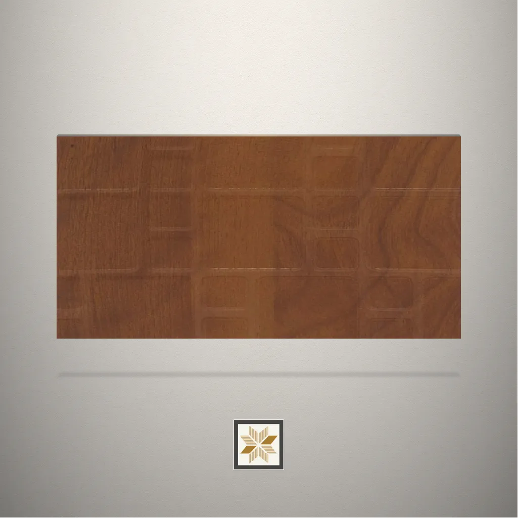 Textured SLK Wooden Brown Laminate (8x4 feet,0.8 mm): LM-17035