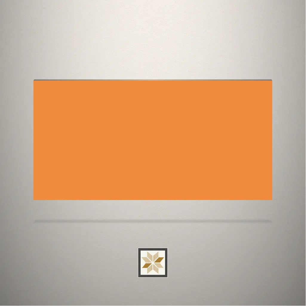 Suede Solid Color Orange Laminate (8x4 feet,0.8 mm): LM-17043