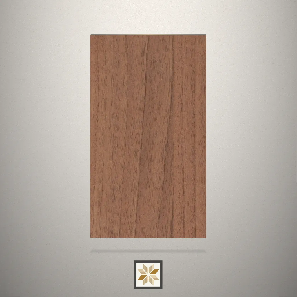 Suede European Walnut Wooden Brown Laminate (8x4 feet,0.7 mm): LM-17088