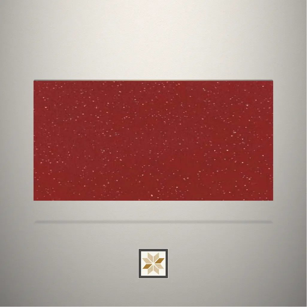 High Gloss Magical Glitter Sparkle Glitter Red Laminate (8x4 feet,0.8 mm): LM-17138