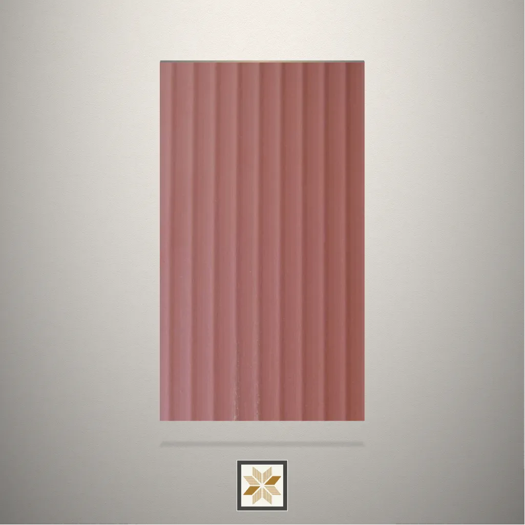 Textured Fluted Brown Laminate (8x4 feet,1 mm): LM-17156