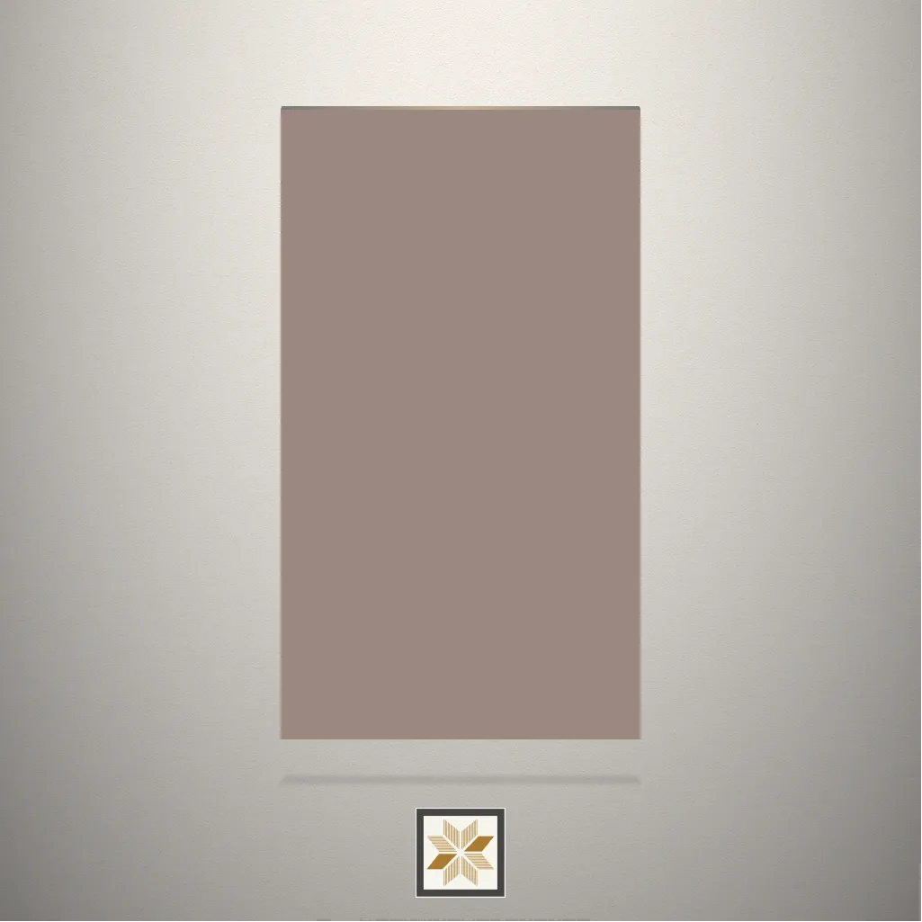 High Gloss Flamingo Solid Color Brown Laminate (8x4 feet,1 mm): LM-17551