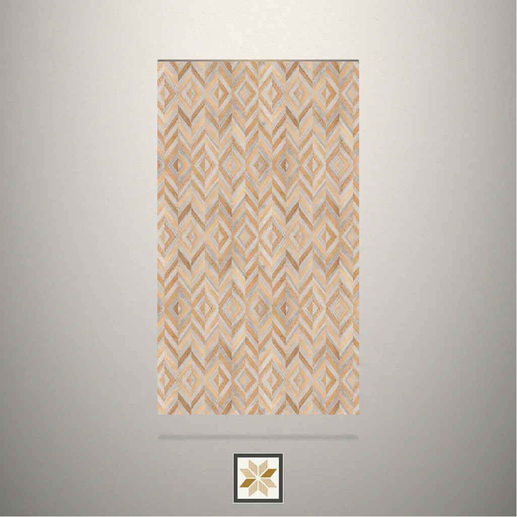 Textured Roots Digital Printed Brown Laminate (8x4 feet,1 mm): LM-17627