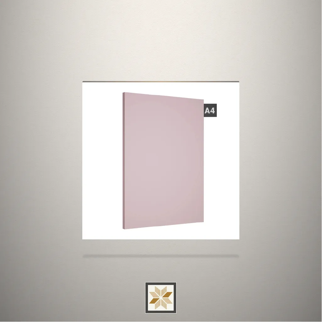 Suede Salmon Pink Solid Color Pink Laminate (8x4 feet,1 mm): LM-17651