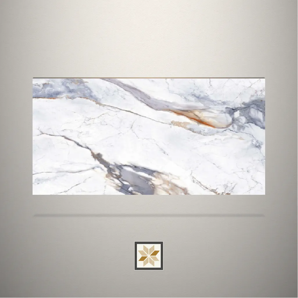 High Gloss Lilac White Marble White Laminate (8x4 feet,1.5 mm): LM-17659