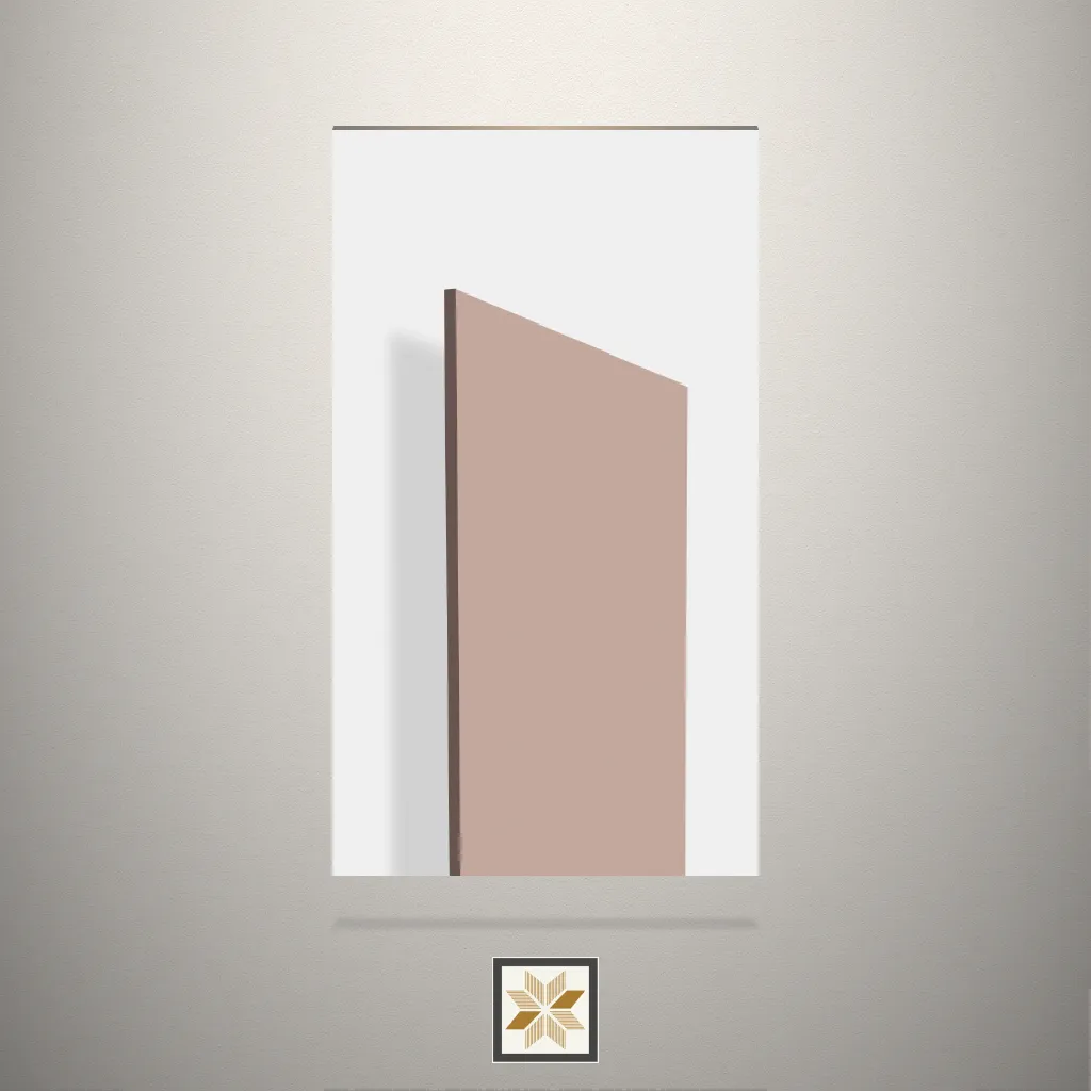 Matt Melow Rose Solid Color Pink Laminate (8x4 feet,1 mm): LM-17729