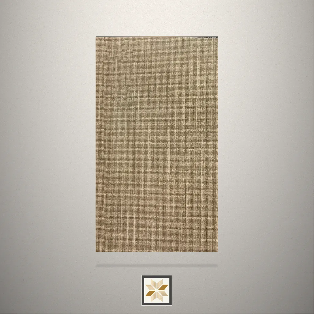 Fabric Linen Brown Laminate (8x4 feet,0.72 mm): LM-17738