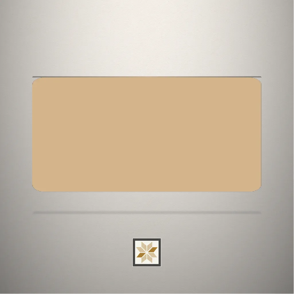 High Gloss Solid Color Beige Laminate (8x4 feet,1.5 mm): LM-17763