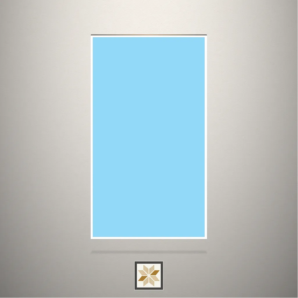 High Gloss Sky Blue Solid Color Blue Laminate (8x4 feet,1 mm): LM-17786