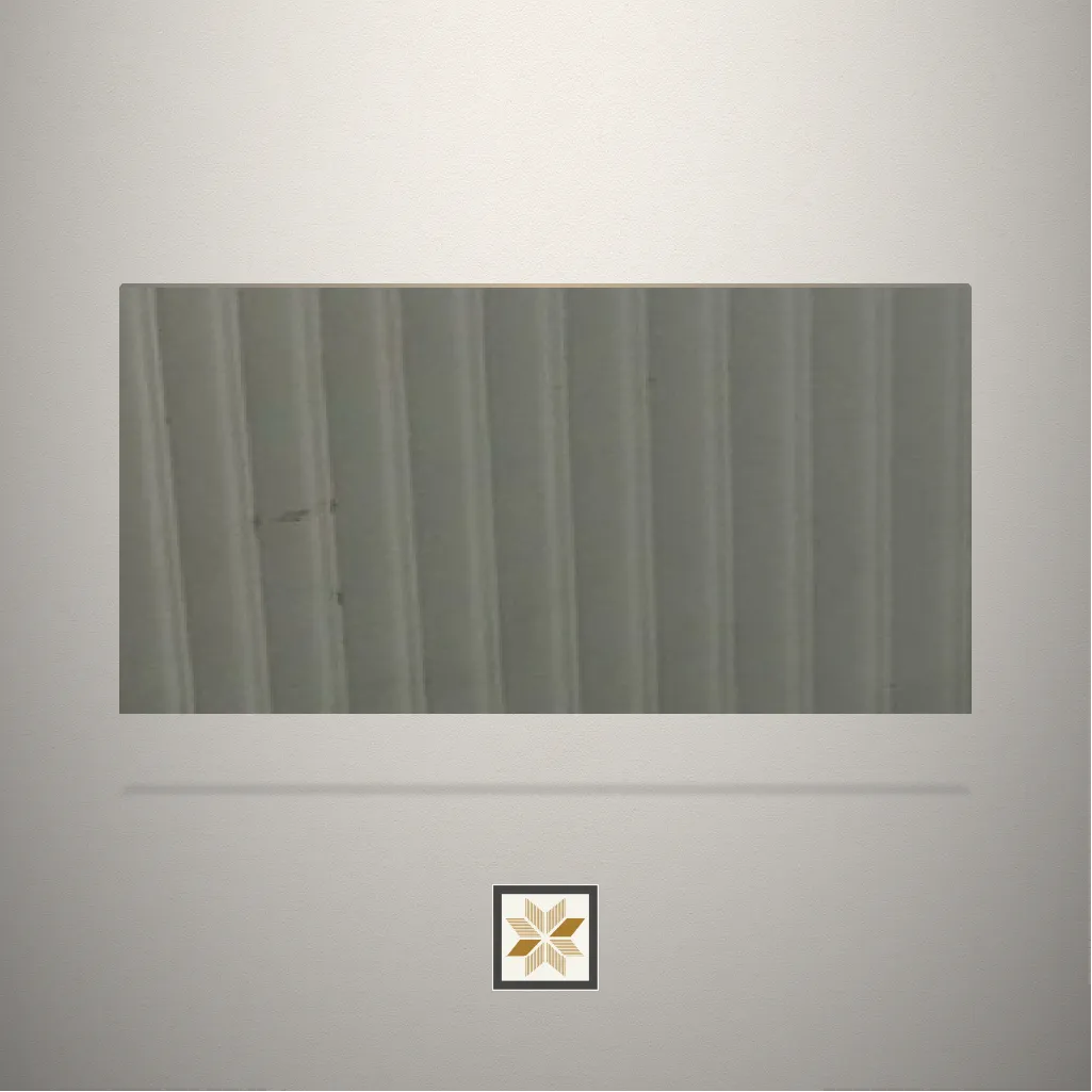 Textured Horizon Grey Fluted Green Laminate (8x4 feet,1 mm): LM-17861