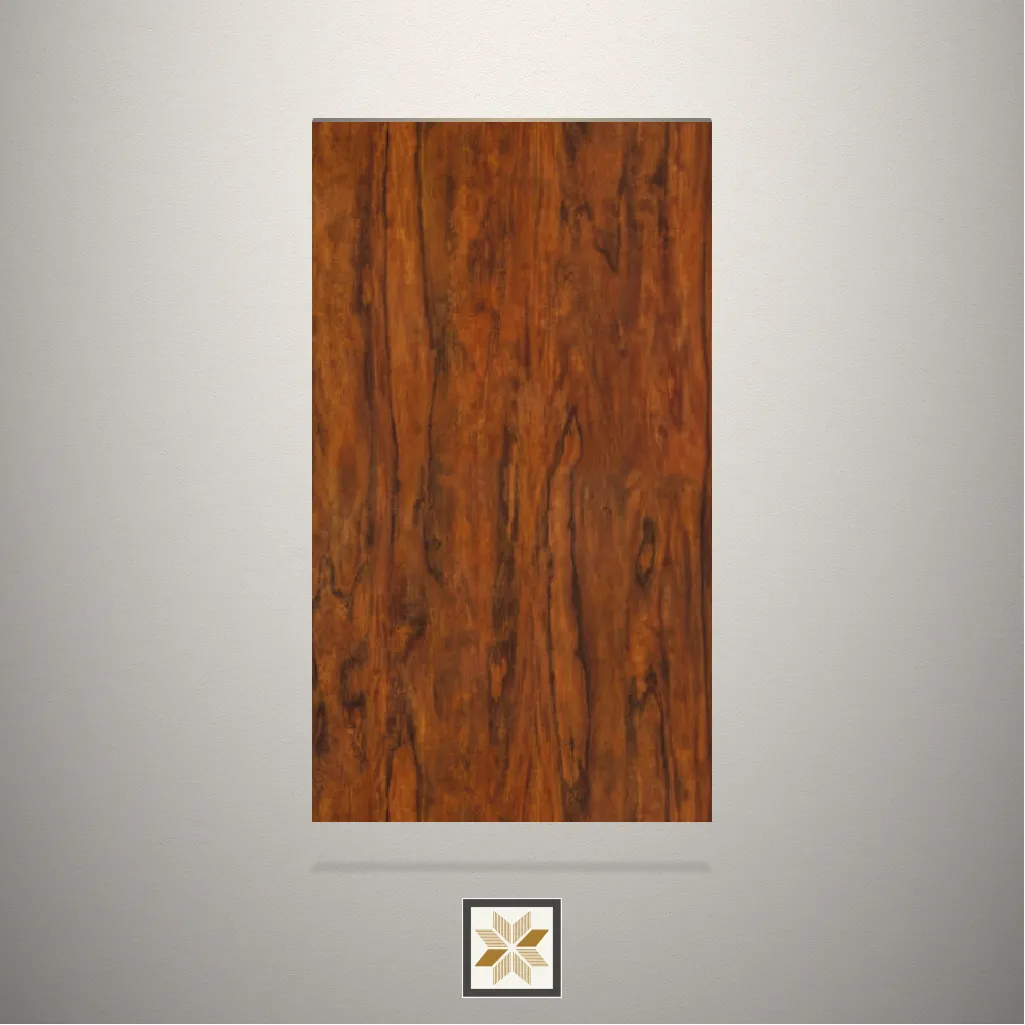 High Gloss Wooden Brown Laminate (8x4 feet,1.5 mm): LM-17934-B