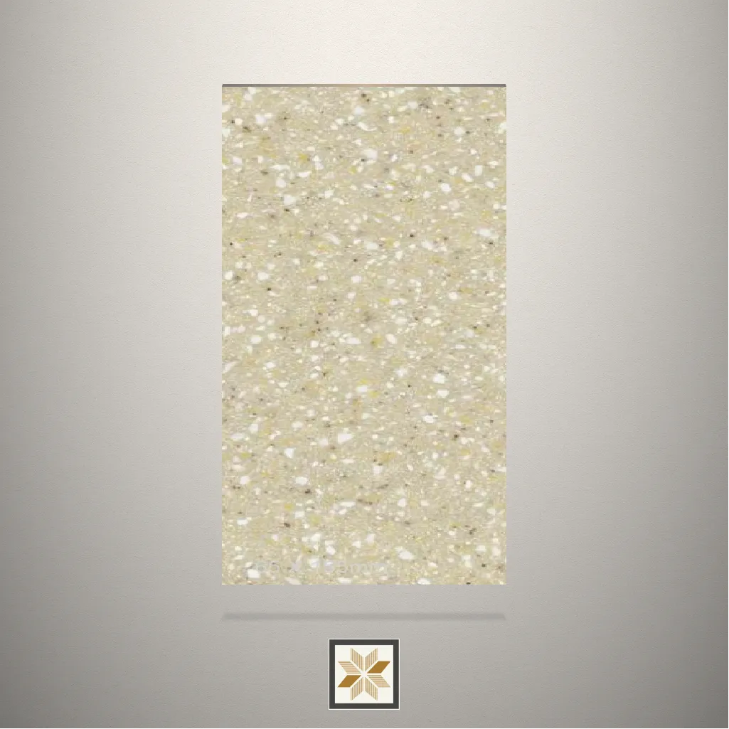 Matt Terrazzo Beige Laminate (8x4 feet,1.5 mm): LM-17977