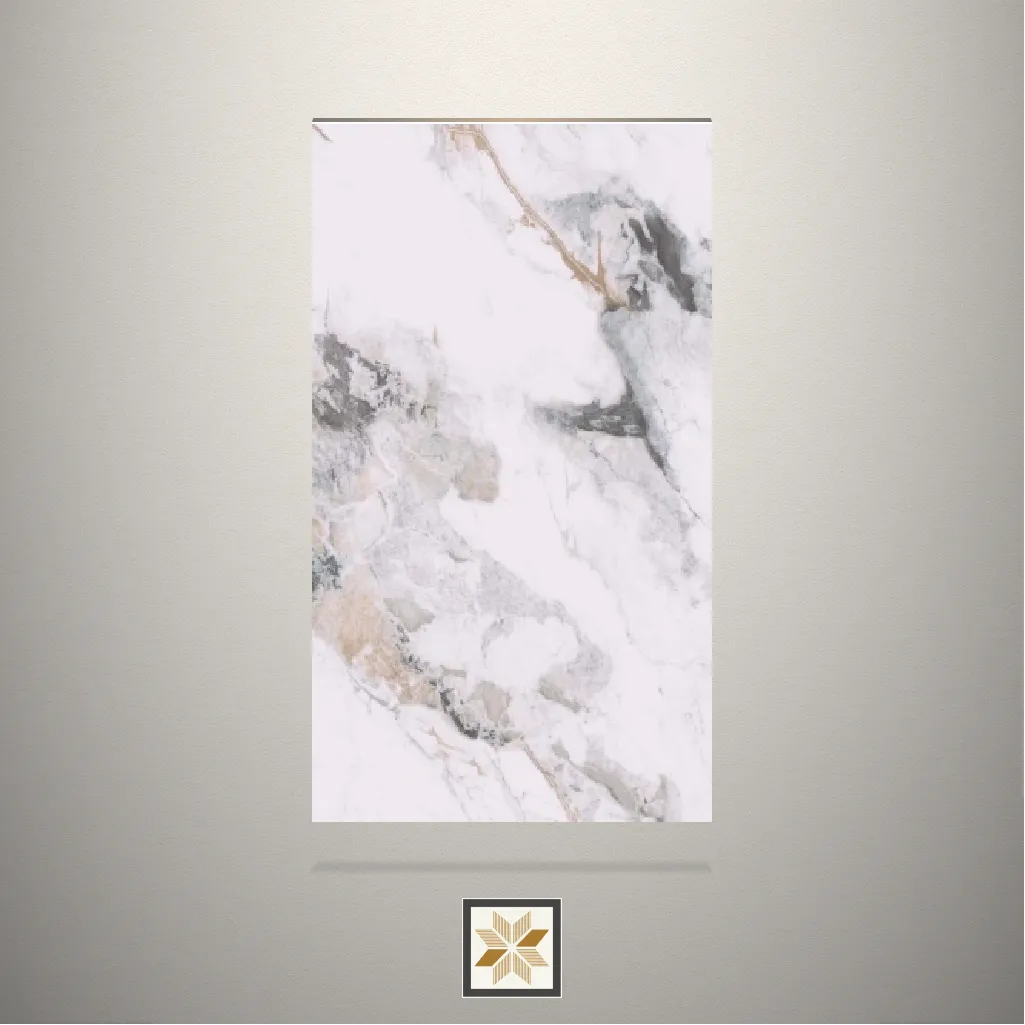 Textured Marble White Laminate (8x4 feet,1 mm): LM-18079