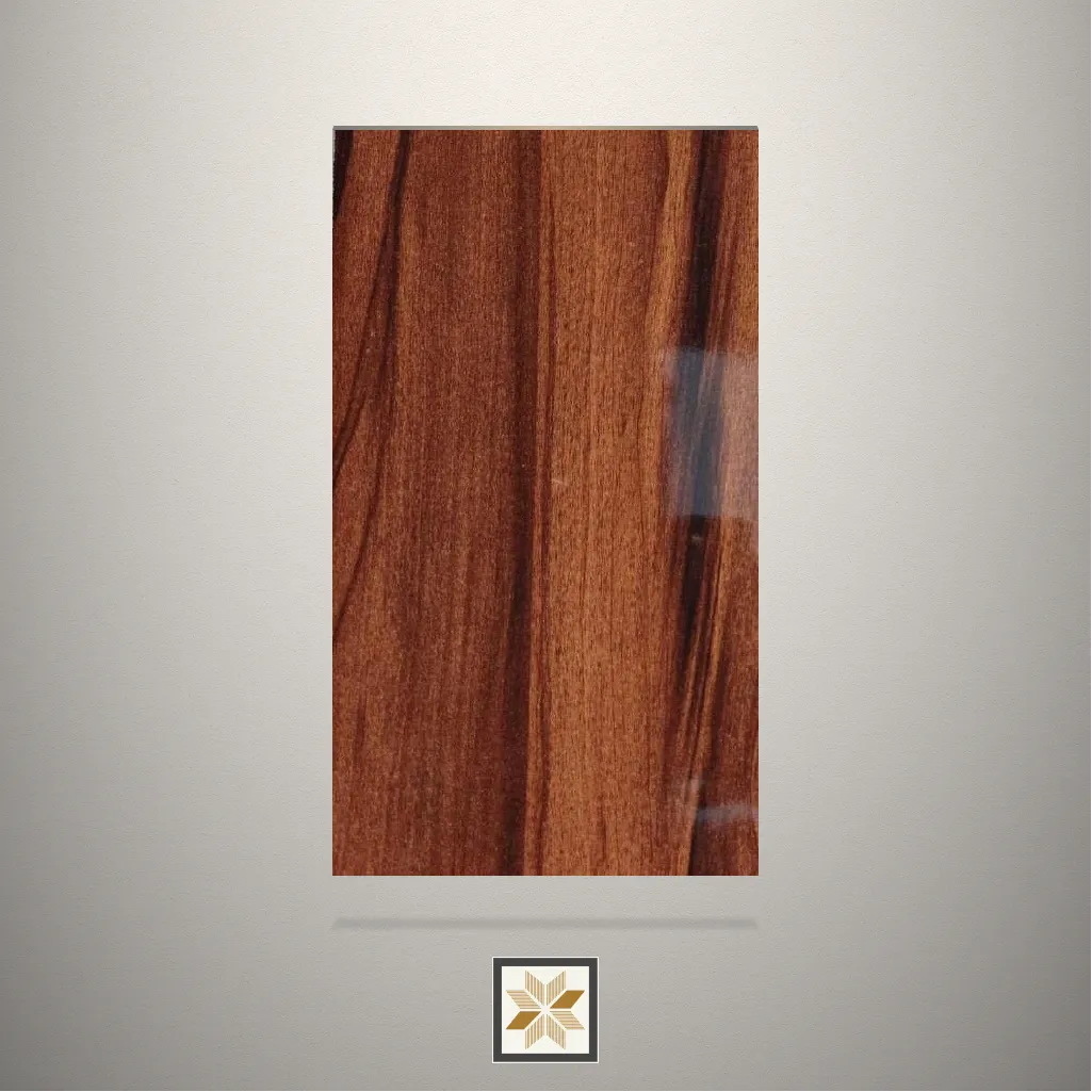 High Gloss Wooden Wenge Laminate (8x4 feet,0.8 mm): LM-18080